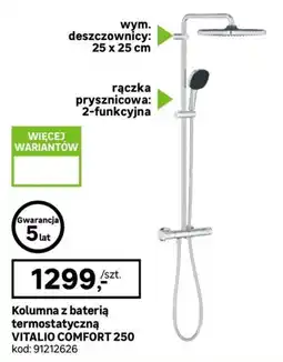Leroy Merlin Kolumna z baterią termostatyczną VITALIO COMFORT 250 oferta
