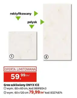 Leroy Merlin Gres szkliwiony ONYX ICE oferta