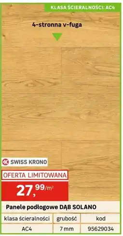 Leroy Merlin Panele podłogowe DĄB SOLANO oferta