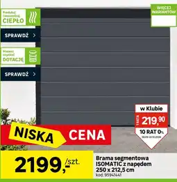 Leroy Merlin Brama segmentowa ISOMATIC oferta