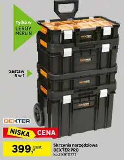 Leroy Merlin Skrzynia narzędziowa DEXTER PRO oferta