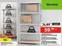 Leroy Merlin Regał metalowy METALKAS oferta