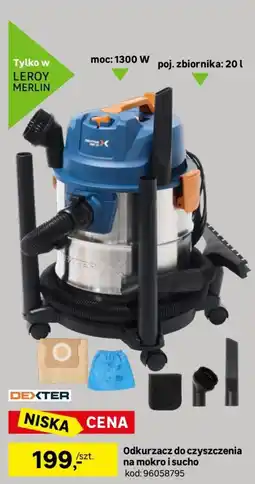 Leroy Merlin Odkurzacz do czyszczenia na mokro i sucho oferta