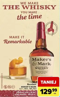 Carrefour Maker's Mark Bourbon oferta