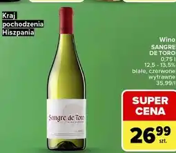 Carrefour Wino SANGRE DE TORO oferta