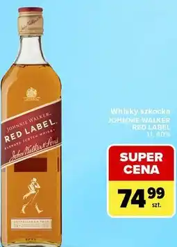 Carrefour Whisky szkocka JOHNNIE WALKER RED LABEL oferta