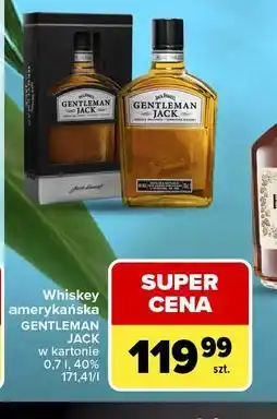 Carrefour Whiskey amerykańska GENTLEMAN JACK w kartonie oferta