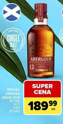 Carrefour Whisky szkocka ABERLOUR 12 Y.O oferta