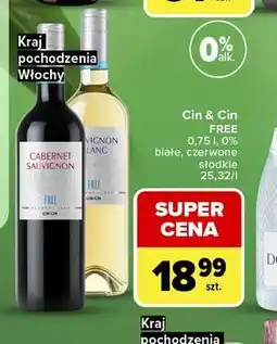 Carrefour Wino Cin & Cin Free oferta