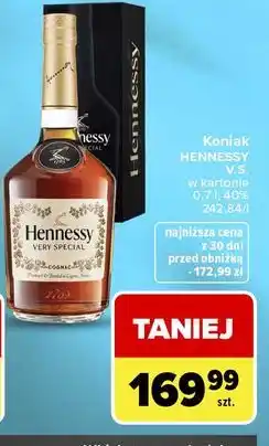 Carrefour Koniak HENNESSY V.S. w kartonie oferta