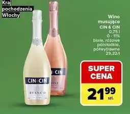 Carrefour Wino musujące Cin & Cin oferta