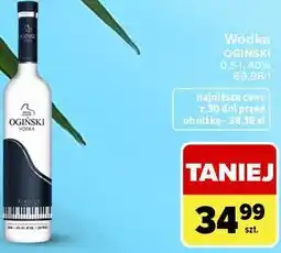 Carrefour Market Wódka Ogiński oferta