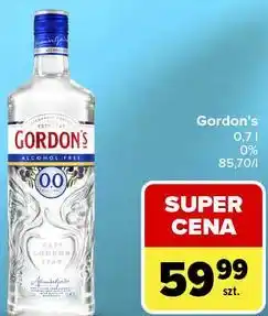 Carrefour Market Gordon's Alcohol Free oferta