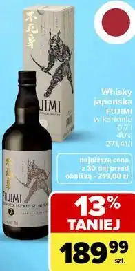 Carrefour Market Whisky japońska FUJIMI oferta