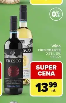 Carrefour Wino Fresco Free oferta