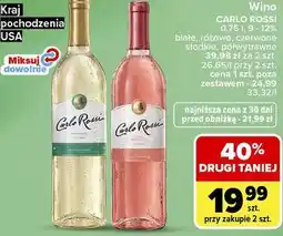 Carrefour Market Wino Carlo Rossi oferta