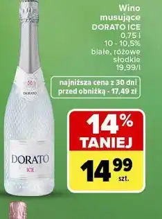 Carrefour Wino musujące Dorato Ice oferta