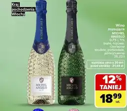 Carrefour Market Wino musujące MICHEL ANGELO oferta