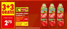 Biedronka Sok jabłkowy 100% Tymbark oferta