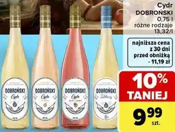 Carrefour Market Dobroński Cydr oferta
