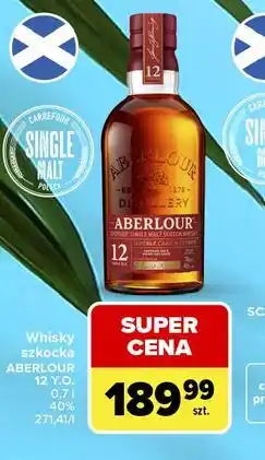 Carrefour Market Whisky szkocka ABERLOUR 12 Y.O oferta