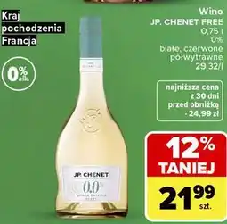 Carrefour Market Wino JP. CHENET FREE oferta