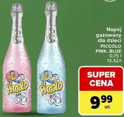 Carrefour Napój gazowany dla dzieci Piccolo Pink, Blue oferta