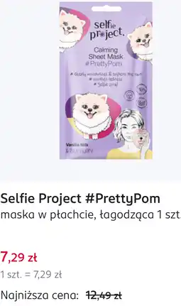Rossmann Selfie Project #PrettyPom maska w płachcie, łagodząca 1 szt oferta