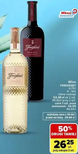 Carrefour Market Wino Freixenet (Moscato, Primitivo) oferta