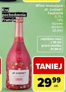 Carrefour Wino musujące JP. Chenet Fashion oferta