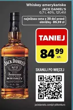 Carrefour Market Whiskey amerykańska JACK DANIEL'S oferta