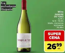 Carrefour Market Wino Sangre de Toro oferta