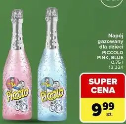 Carrefour Market Napój gazowany dla dzieci Piccolo Pink, Blue oferta
