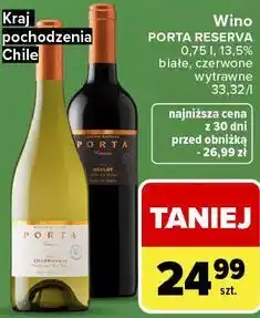 Carrefour Market Wino Porta Reserva oferta