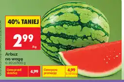 Biedronka Arbuz na wagę oferta