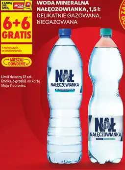 Biedronka Woda mineralna Nałęczowianka oferta
