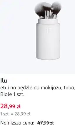 Rossmann Ilu etui na pędzle do makijażu, tuba, Białe 1 szt oferta