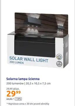 Action Solarna lampa ścienna oferta