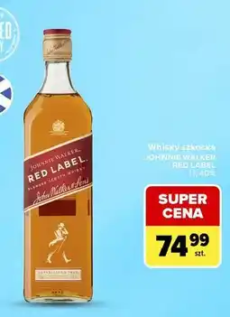 Carrefour Market Whisky szkocka Johnnie Walker Red Label oferta