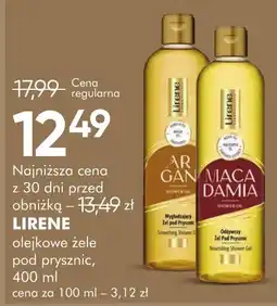 SuperPharm Lirene olejkowe żele pod prysznic oferta
