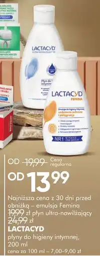 SuperPharm LACTACYD płyty do higieny intymnej oferta