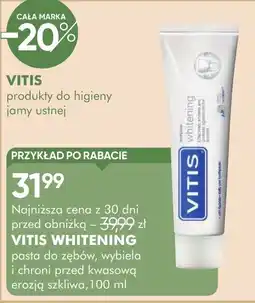 SuperPharm VITIS WHITENING pasta do zębów oferta