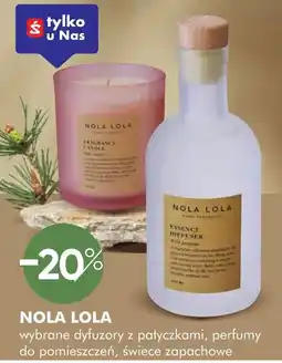 SuperPharm NOLA LOLA wybrane dyfuzory z patyczkami, perfumy do pomieszczeń, świece zapachowe oferta