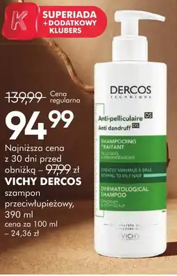 SuperPharm Vichy Dercos szampon przeciwłupieżowy oferta