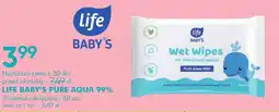 SuperPharm LIFE BABY'S PURE AQUA 99% chusteczki dziecięce oferta