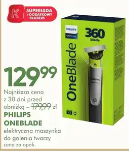 SuperPharm PHILIPS ONEBLADE elektryczna maszynka do golenia twarzy oferta