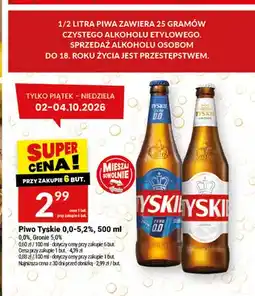 Twój Market Piwo Tyskie Gronie 5,0% oferta