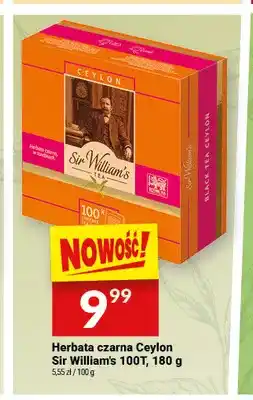 Twój Market Herbata czarna Ceylon Sir William's 100T oferta