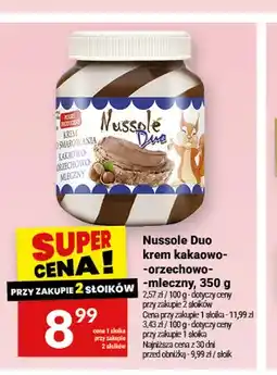 Twój Market Krem kakaowo-orzechowo-mleczny Nussole Duo oferta