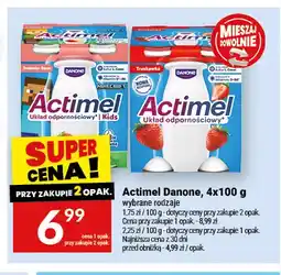 Twój Market Actimel Kids truskawka-banan Danone 4-pak oferta